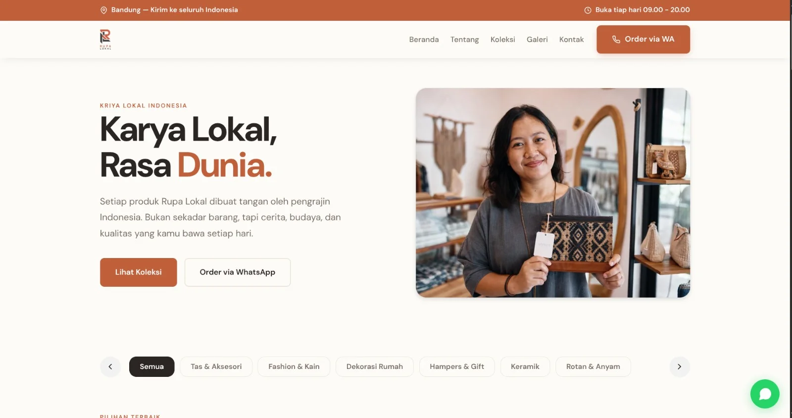 Portofolio Rupa Lokal