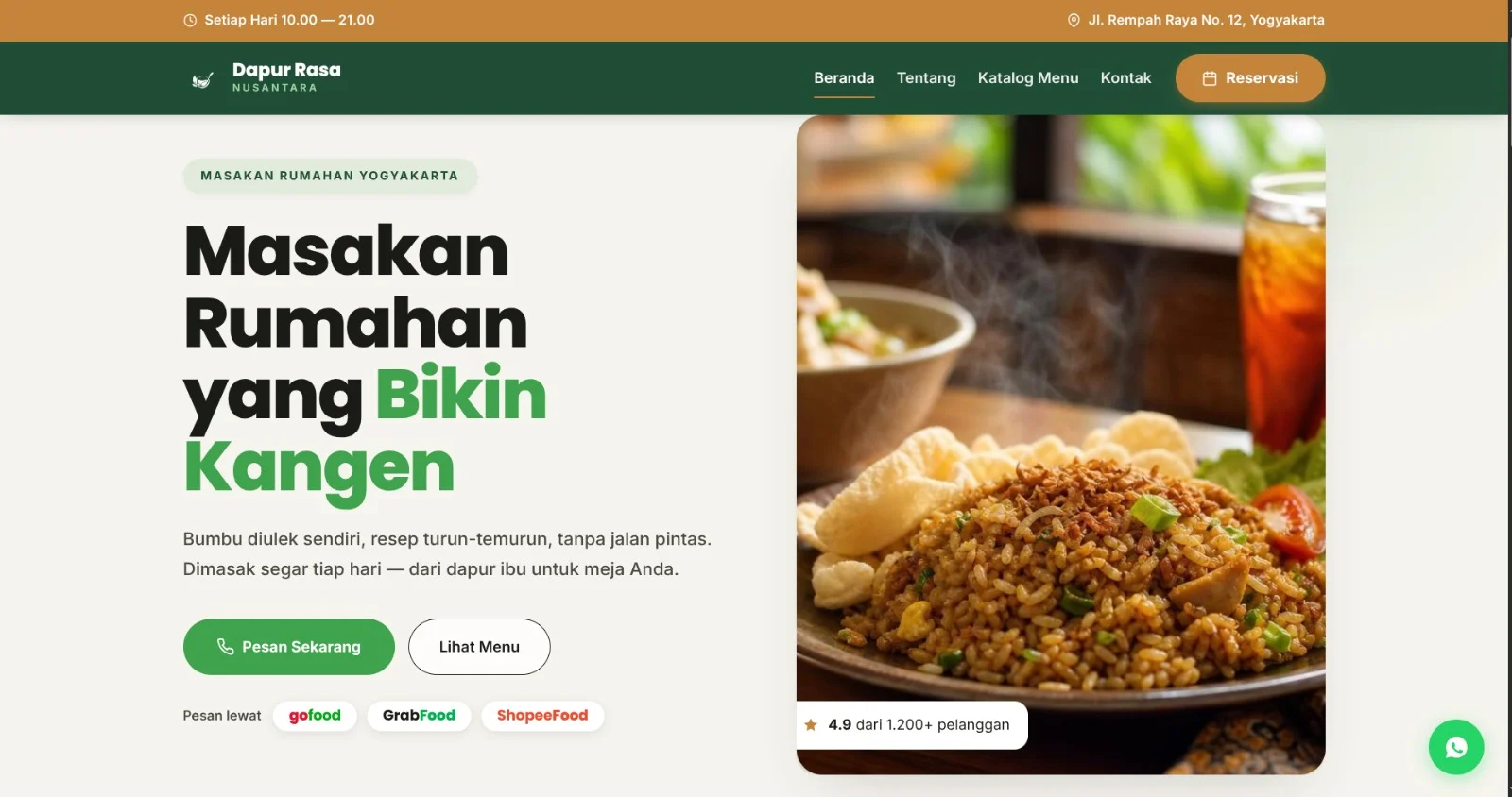 Portofolio Dapur Rasa Nusantara